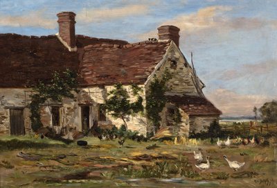 Het zomerhuis van de kunstenaar door Hippolyte Camille Delpy